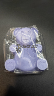 Mýdlo s kozím mlékem - medvídek - fialový