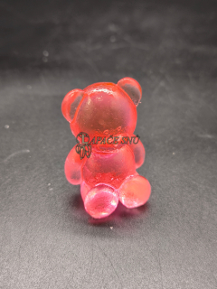 Medvídek z pryskyřice - růžový