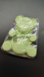 Mýdlo s kozím mlékem - medvídek - zelený