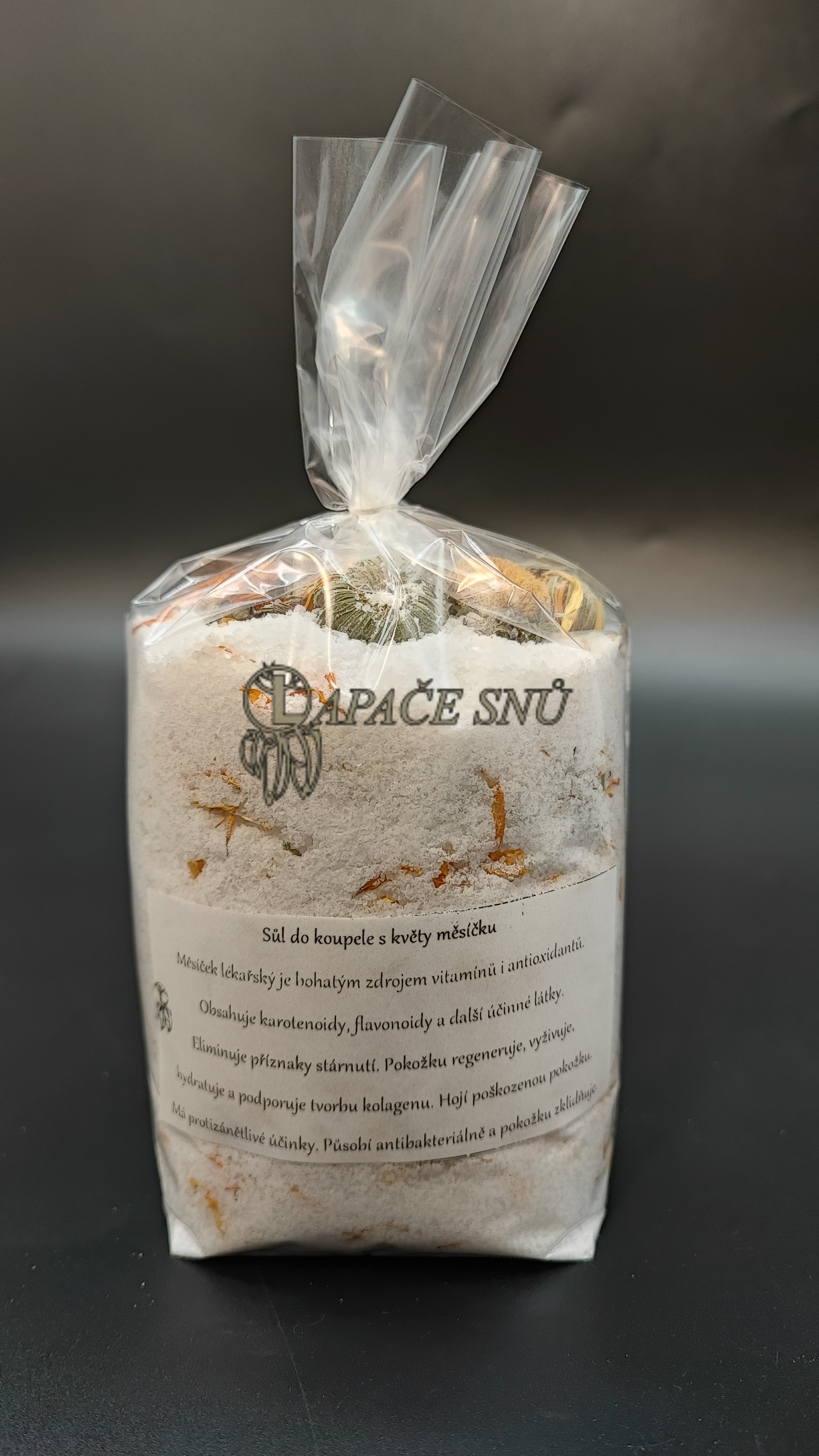 Sůl do koupele s květy měsíčku - 500 g