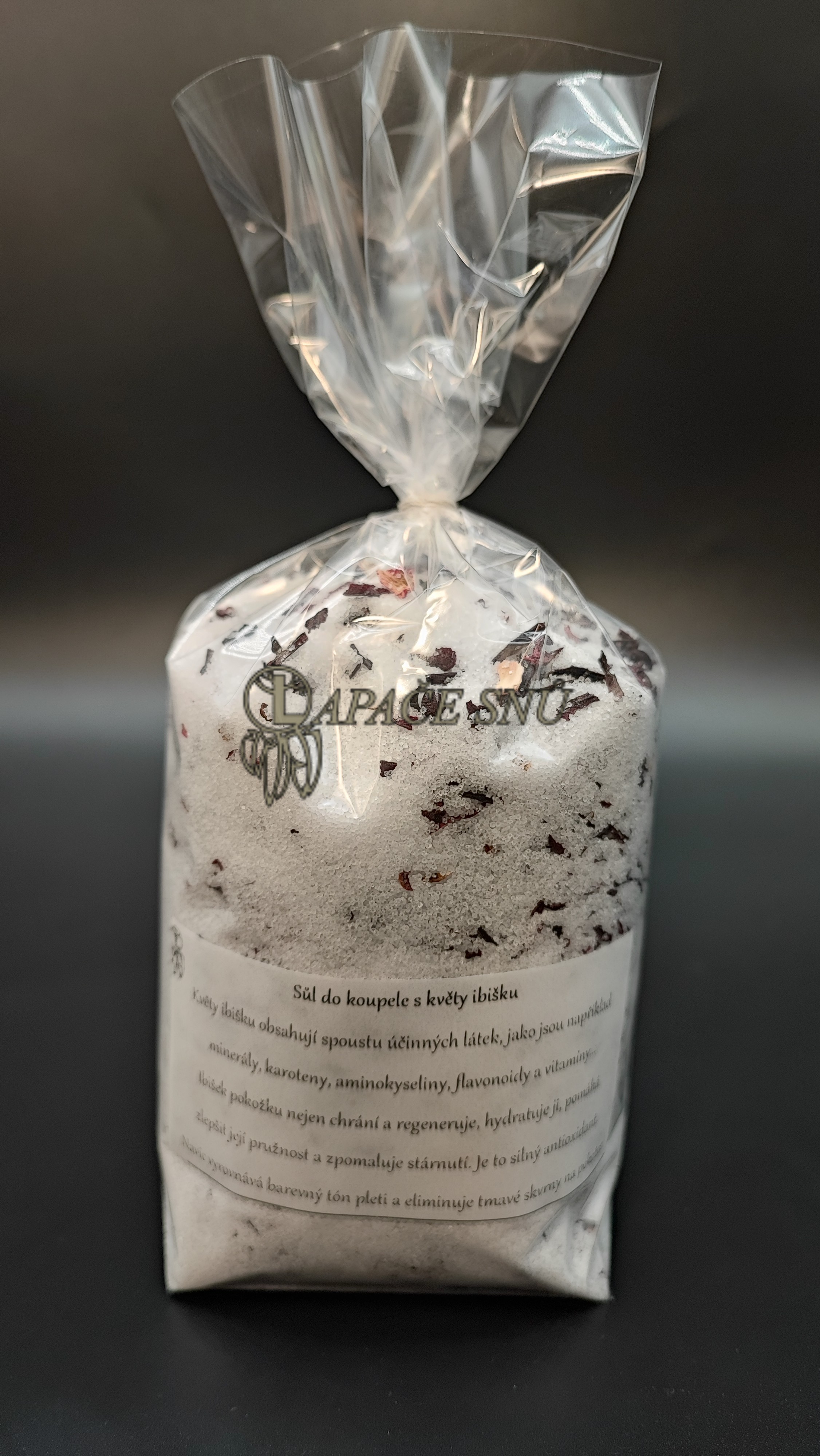 Sůl do koupele s květy ibišku - 300 g 